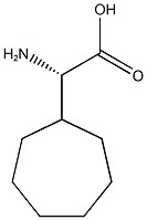 (2S)‐2‐amino‐2‐cycloheptylacetic acid 结构式