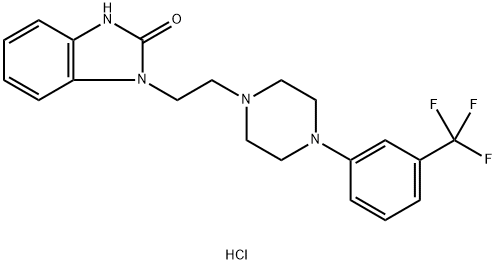 氟班色林盐酸盐 结构式