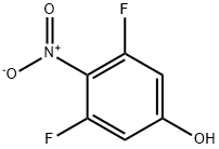 3,5-二氟-4-硝基苯酚 结构式