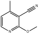 2-甲氧基-3-氰基-4-甲基吡啶 结构式