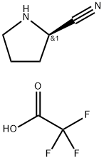 (R)-2-Cyanopyrrolidine TFA 结构式