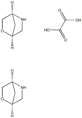 (1S,4S)-2-Oxa-5-azabicyclo[2.2.1]heptane heMioxalate 结构式