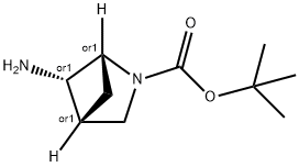 (1R,4S,5S)-rel-5-AMino-2-Boc-2-azabicyclo[2.1.1]hexane 结构式