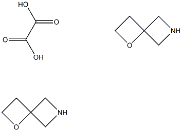 1-氧杂-6-氮杂螺[3.3]庚烷半草酸盐 结构式