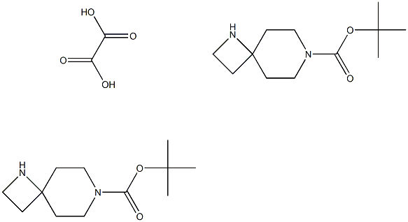 1,7-Diazaspiro[3.5]nonane-7-carboxylic acid tert-butyl ester hemioxalate 结构式