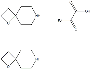 1-氧杂-7-氮杂螺[3.5]壬烷草酸盐(2:1) 结构式