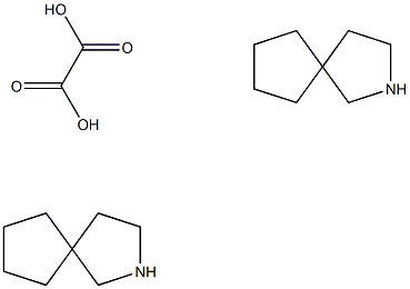 2-氮杂螺[4,4]壬烷半草酸盐 结构式