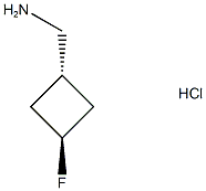 TRANS-(3-FLUOROCYCLOBUTYL)METHAMINE HYDROCHLORIDE 结构式