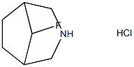 8-氟-3-氮杂双环[3.2.1]辛烷盐酸盐 结构式