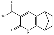 2-氧代-1,2,5,6,7,8-六氢-5,8-甲烷喹啉-3-羧酸 结构式