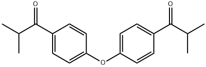 1,1'-(4,4'-oxybis(4,1-phenylene))bis(2-methylpropan-1-one) 结构式