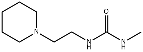 3-methyl-1-[2-(piperidin-1-yl)ethyl]urea 结构式
