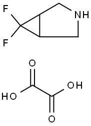 6,6-Difluoro-3-azabicyclo[3.1.0]hexane heMioxalate 结构式