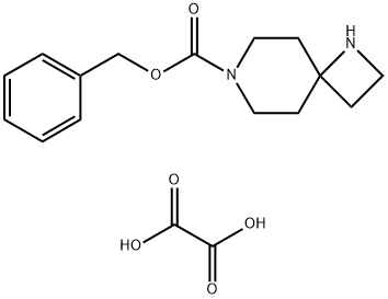 Benzyl 1,7-diazaspiro[3.5]nonane-7-carboxylate oxalate(2:1) 结构式