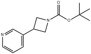 TERT-BUTYL 3-PYRIDIN-3-YLAZETIDINE-1-CARBOXYLATE 结构式