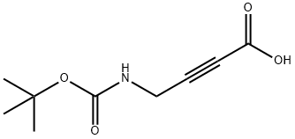 4-((TERT-BUTOXYCARBONYL)AMINO)BUT-2-YNOIC ACID 结构式