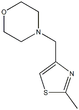 4-[(2-methyl-1,3-thiazol-4-yl)methyl]morpholine 结构式