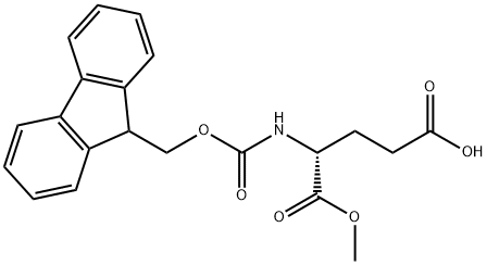 FMOC-D-GLU-OME 结构式