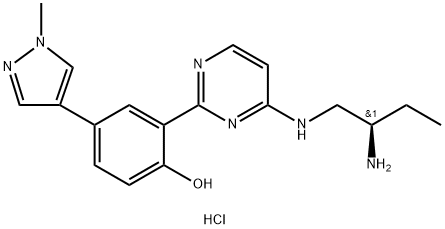 化合物 CRT0066101 HYDROCHLORIDE 结构式