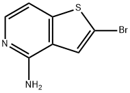 2-BROMOTHIENO[3,2-C]PYRIDIN-4-AMINE 结构式
