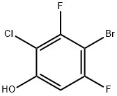 4-bromo-2-chloro-3,5-difluoro-phenol 结构式