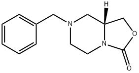 (R)-7-benzyltetrahydro-1H-oxazolo[3,4-a]pyrazin-3(5H)-one 结构式