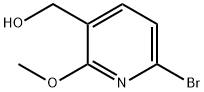 (6-溴-2-甲基吡啶-3-基)甲醇 结构式