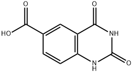 2,4-二氧代-1,2,3,4-四氢喹唑啉-6-羧酸 结构式