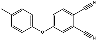 4-(对甲苯氧基)邻苯二甲腈 结构式