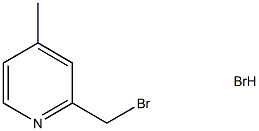 2-(BROMOMETHYL)-4-METHYLPYRIDINE HYDROBROMIDE 结构式