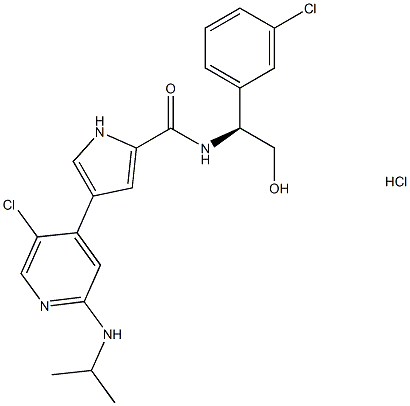 BVD-523 盐酸盐 结构式