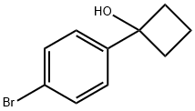 1-(4-溴苯基)环丁醇 结构式