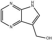 (5H-Pyrrolo[2,3-b]pyrazin-7-yl)methanol 结构式