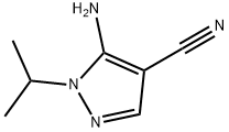 1H-PYRAZOLE-4-CARBONITRILE,5-AMINO-1-(1-METHYLETHYL)-(9CI) 结构式