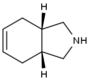 顺式-2,3,3A,4,7,7A-六氢-1H-异吲哚 结构式