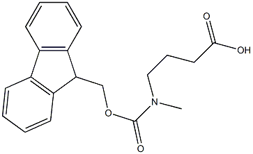 FMOC-N-ME-ABU(4)-OH 结构式