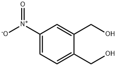 (4-硝基-1,2-亚苯基)二甲醇 结构式