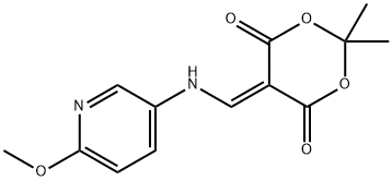 5 - [[(6 - METHOXYPYRIDIN - 3 - YL)AMINO]METHYLIDENE] - 2,2 - DIMETHYL - 1,3 - DIOXANE - 4,6 - DIONE 结构式
