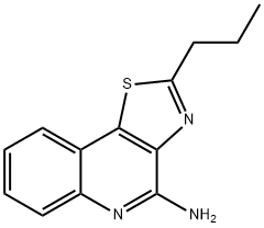 2-丙基噻唑并[4,5-C]喹啉-4-胺 结构式