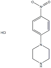 1-(4-硝基苯基)哌嗪盐酸盐 结构式