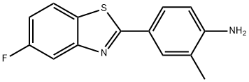 4-(5-氟-1,3-苯并噻唑-2-基)-2-甲基苯胺 结构式