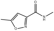 3-异噻唑甲酰胺,N,5-二甲基- 结构式