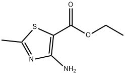 乙基 4-氨基-2-甲基噻唑-5-甲酸基酯 结构式