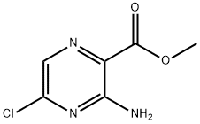METHYL 3-AMINO-5-CHLOROPYRAZINE-2-CARBOXYLATE 结构式