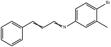 (1E,2E)-N-(4-bromo-3-methylphenyl)-3-phenylprop-2-en-1-imine 结构式