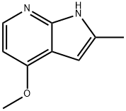 4-Metyoxy-2-Methyl-7-azaindole 结构式