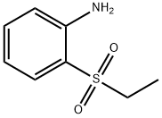 2-(乙基磺酰基)苯胺 结构式