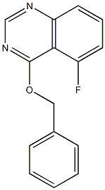 4-(benzyloxy)-5-fluoroquinazoline 结构式