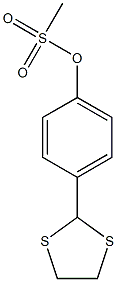 4-(1,3-dithiolan-2-yl)phenyl methanesulfonate 结构式