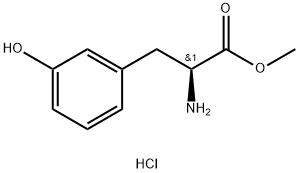 L-3-羟基苯丙氨酸甲酯盐酸盐 结构式